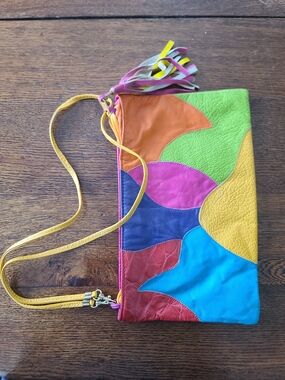 Vintage 60s Real Leather Purse.